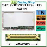 15.6" 1600x900 HD+ LED 40pin