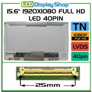 15.6" 1920x1080 Full HD LED 40pin