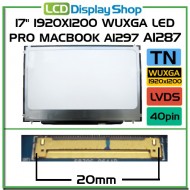 17" 1920x1200 WUXGA LED pro MacBook A1297 A1287