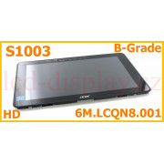 S1003 N16H1 Černý LCD Displej + Dotyk pro Acer Aspire S1003 6M.LCQN8.001 Assembly