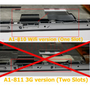 A1-810 WIFI Černý LCD Dotyk + Displej pro Acer Iconia A1-810 6M.L1DN1.001 Assembly