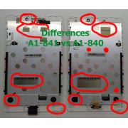 A1-841 Bílý LCD Dotyk + Displej pro ACER ICONIA A1-841 6M.L54N9.001 Assembly 