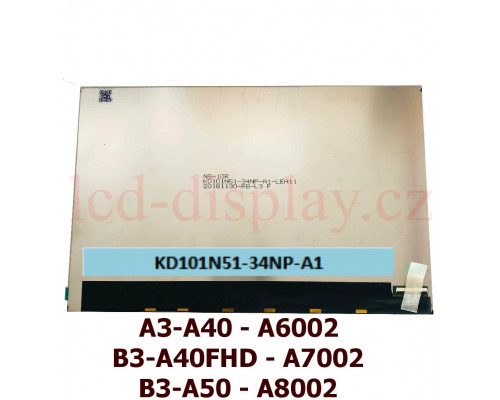 B3-A50FHD LCD Displej pro ACER ICONIA B3-A50FHD 6M.LEWNB.001 Screen (A8002 B3-A50FHD) by www.lcd-display.cz