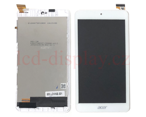 B1-780 Bílý LCD Displej + Dotyk pro Acer Iconia One 7 B1-780 6M.LCKNB.001 Assembly (B1-780) by www.lcd-display.cz