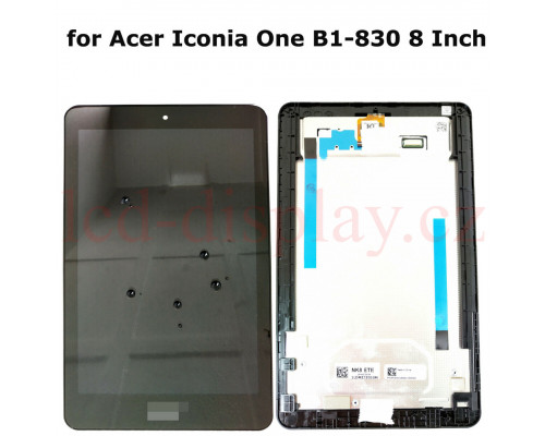 B1-830 Černý Dotyk + Displej pro Acer Iconia Tab B1-830 6M.LBGN7.001 Assembly (B1-830) by www.lcd-display.cz