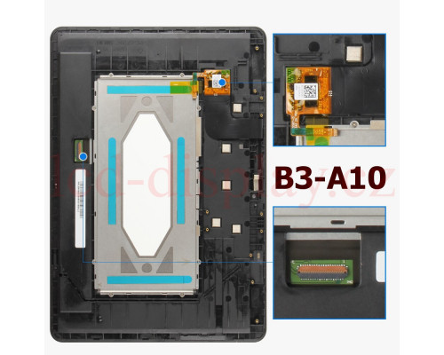 B3-A10 Černý LCD Displej + Dotyk pro Acer Iconia B3-A10 6M.LB6N8.001 Assembly (B3-A10) by www.lcd-display.cz
