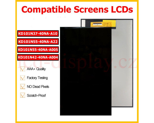 B3-A30 Displej pro Acer Iconia B3-A30 KD101N55-40NA-A22 Screen (B3-A30) by www.lcd-display.cz