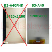 B3-A40 LCD Displej pro Acer Iconia B3-A40 KD101N55-40NA-A005 Screen