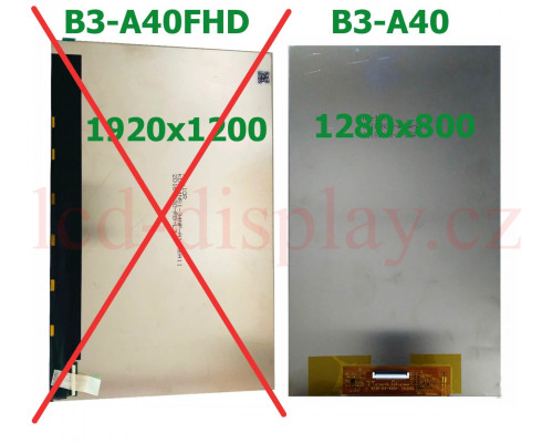 B3-A40 LCD Displej pro Acer Iconia B3-A40 KD101N55-40NA-A005 Screen (B3-A40) by www.lcd-display.cz
