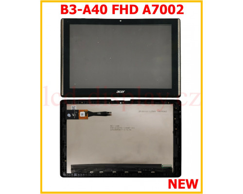 B3-A40FHD Černý LCD Displej + Dotyk pro Acer Iconia B3-A40FHD 6M.LDZNB.001 Assembly (B3-A40FHD) by www.lcd-display.cz