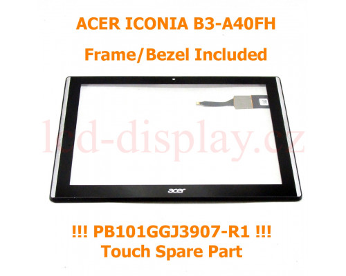 B3-A40FHD Černý Dotyk pro Acer Iconia B3-A40FHD 6M.LDZNB.001 Touch (B3-A40FHD) by www.lcd-display.cz