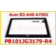 B3-A40 Černý Dotyk pro Acer Iconia B3-A40 6M.LDPNB.001 Touch