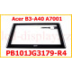 B3-A40 Modrý Dotyk pro Acer Iconia B3-A40 6M.LEMNB.001 Touch