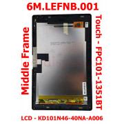 A3-A50 Černý LCD Displej + Dotyk pro ACER ICONIA A3-A50 6M.LEFNB.001 Assembly