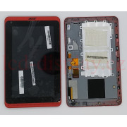 B1-720 Červený LCD Displej + Dotyk pro Acer Iconia B1-720 6M.L3MN2.001 Assembly