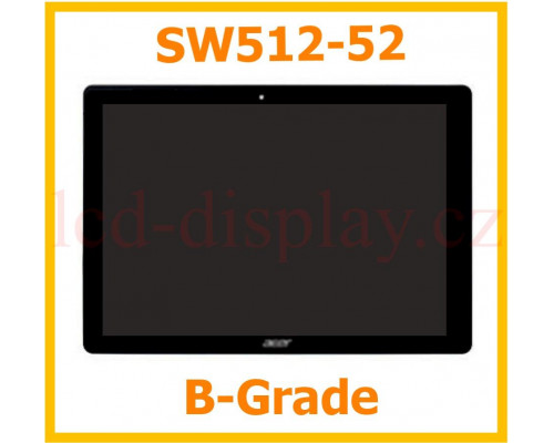 SW512-52 Černý LCD Dotyk + Displej pro ACER ASPIRE SW512-52 6M.LDTN5.001 Assembly (SW512-52) by www.lcd-display.cz
