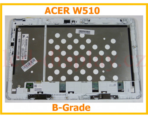 W510 Bílý LCD Displej + Dotyk pro Acer Iconia W510 6M.L0MN5.001 Assembly (W510) by www.lcd-display.cz