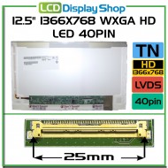 12.5" 1366x768 WXGA HD LED 40pin