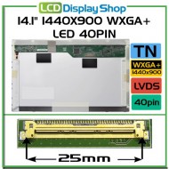 14.1" 1440x900 WXGA+ LED 40pin