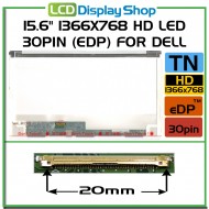 15.6" 1366x768 HD LED 30pin (eDP) pro Dell