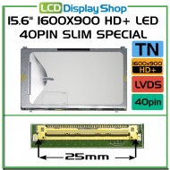 15.6" 1600x900 HD+ LED 40pin Slim Special
