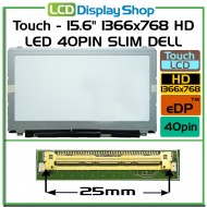 Dotykový - 15.6" 1366x768 HD LED 40pin Slim DELL