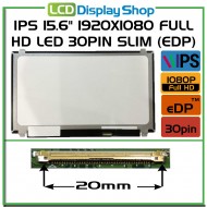 IPS 15.6" 1920x1080 Full HD LED 30pin Slim (eDP)