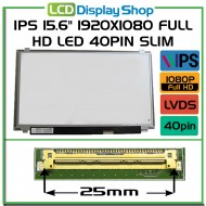 IPS 15.6" 1920x1080 Full HD LED 40pin Slim