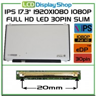 IPS 17.3" 1920x1080 1080p Full HD LED 30pin Slim (eDP)