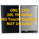 20L LCD Displej pro Lenovo ThinkPad 20L - Type 20L3 20L4 10.1 HD 02DC124 02DC123 Screen