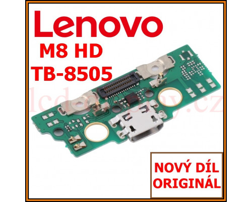 Nabíjecí Konektor USB PCB Deska pro Lenovo Tab M8 HD Tablet TB-8505F, TB-8505X 5P68C15757 (TB-8505) by www.lcd-display.cz