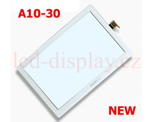 A10-30 LCD Bílý Dotyk pro Lenovo TAB2 A10-30 TB2-X30 X30F 5D68C04083 Touch (A10-30 Touch) by www.lcd-display.cz