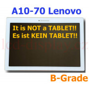 A10-70 Bílý LCD Displej + Dotyk pro Lenovo TAB2 A10-70F A10-70 5D68C02040 Assembly