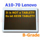 A10-70 Bílý LCD Displej + Dotyk pro Lenovo TAB2 A10-70F A10-70 5D68C02040 Assembly