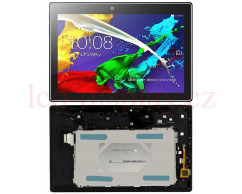 A10-70 Černý LCD Displej + Dotyk pro Lenovo TAB 2 A10-70 Tablet TAB 2 A10-70F, TAB 2 A10-70L 5D68C01484 Assembly (A10-70 Assembly) by www.lcd-display.cz