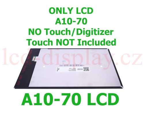 A10-70 LCD Displej pro Lenovo TAB 2 A10-70 Tablet TAB 2 A10-70F, TAB 2 A10-70L 5D68C01484 Screen (A10-70 LCD) by www.lcd-display.cz