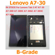 A7-30 Černý LCD Displej + Dotyk pro Lenovo Tab 2 A7-30 5S58C00377 Assembly
