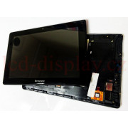 A10-70 Černý LCD Displej + Dotyk pro Lenovo Tab 2 A10-70 A7600 5D69A6MVWR Assembly