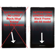 A8-50 Černý LCD Displej + Dotyk pro Lenovo TAB A8-50 5D68C02067 Assembly