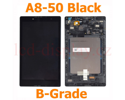 A8-50 Černý LCD Displej + Dotyk pro Lenovo TAB A8-50 5D68C02067 Assembly (A8-50 A5500) by www.lcd-display.cz