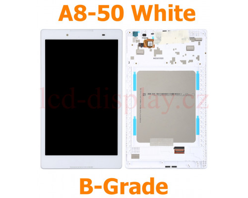 A8-50 Bílý LCD Displej + Dotyk pro Lenovo A8-50 5D68C02773 5D68C02330 Assembly (A8-50) by www.lcd-display.cz