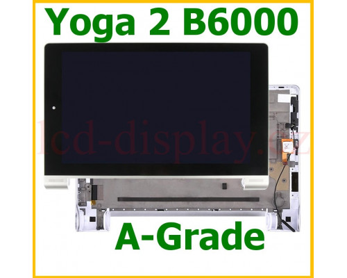 YOGA 8 B6000 Stříbrný LCD Displej + Dotyk pro Lenovo YOGA Tablet 8 (B6000) - Type Z0AF 5D69A46503 5D69A464WD Assembly (B6000) by www.lcd-display.cz
