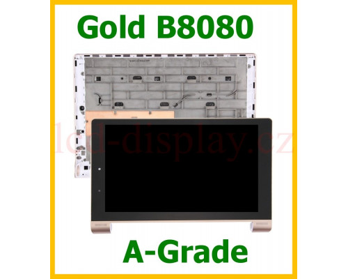 B8080 Zlatý LCD Displej + Dotyk pro YOGA Tablet 10 HD+ (B8080) - Type Z0B6 5D69A6MWG0 Assembly (B8080) by www.lcd-display.cz