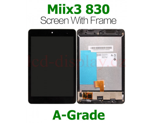 MIIX 3-830 Černý LCD Displej + Dotyk pro Lenovo Miix 3-830 Tablet 5D10G86151 Assembly (Miix 3-830) by www.lcd-display.cz