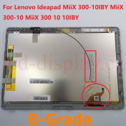 Miix 300 Stříbrný LCD Displej + Dotyk pro Lenovo Miix 300-10IBY 5D10J67253 Assembly