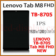5D68C15999 For Lenovo Tab M8 FHD TB-8705F TB-8705X Touch Screen Glass LCD Display