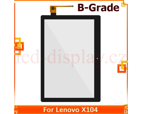 X104 LTE Černý Dotyk pro Lenovo Tab E10 TB-X104F X104F X104X X104L ZA47 ZA4C ZA4D ZA4F 5D68C12200 5D68C13872 5D68C14551 Touch (X104) by www.lcd-display.cz