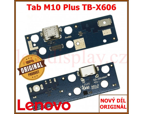 Deska nabíjení + USB-C konektor M10 FHD Plus TB-X606X, TB-X606V, TB-X606F  5P68C16165, 5P68C16170 (TB-X606) by www.lcd-display.cz