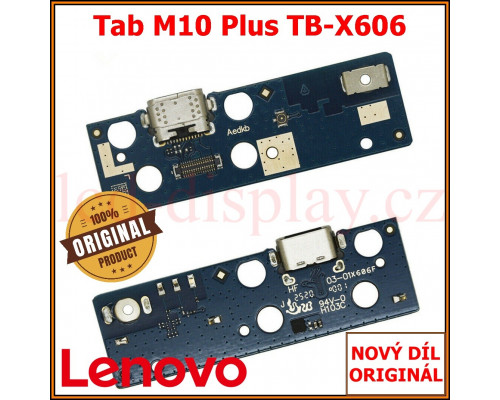 Charging board + USB-C connector M10 FHD Plus TB-X606X, TB-X606V, TB-X606F  5P68C16165, 5P68C16170 (TB-X606) by www.lcd-display.cz