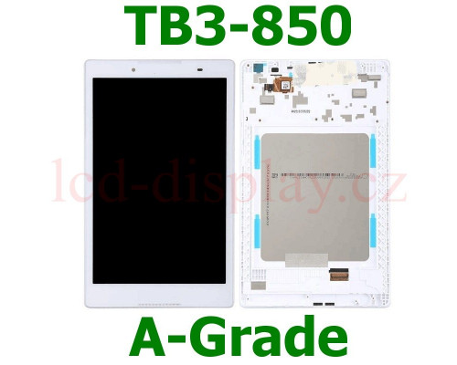 TB3-850 Bílý/Modrý LCD Displej + Dotyk pro Lenovo Tab 3 8 TB3-850F, TB3-850M 5D68C05437 Assembly (TB3-850) by www.lcd-display.cz